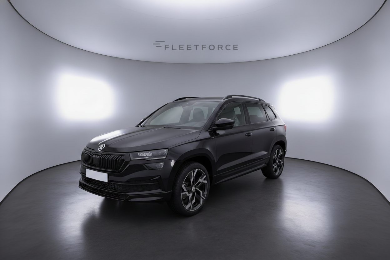 Skoda Karoq Sportline in Schwarz