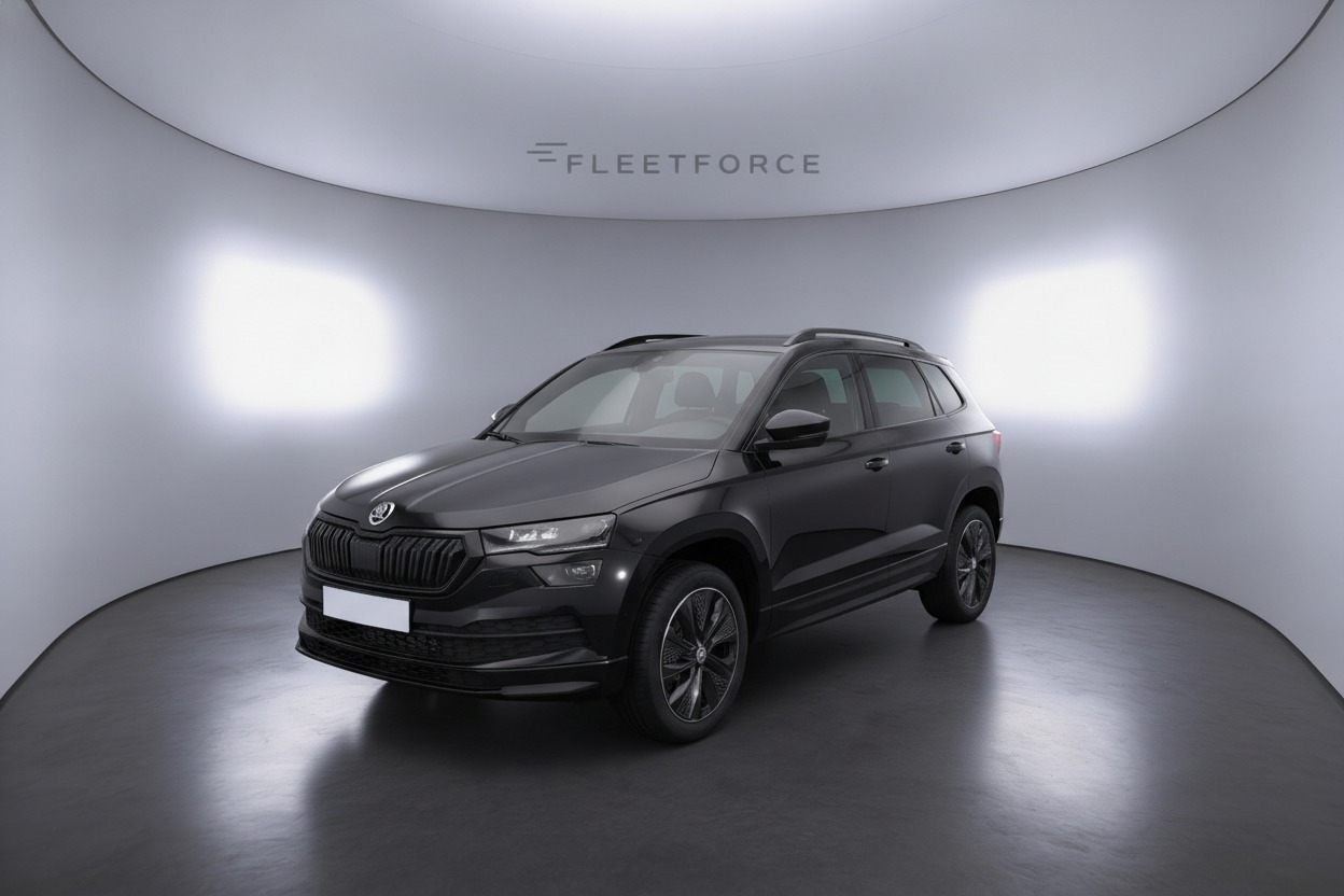 Skoda Karoq Sportline in Schwarz