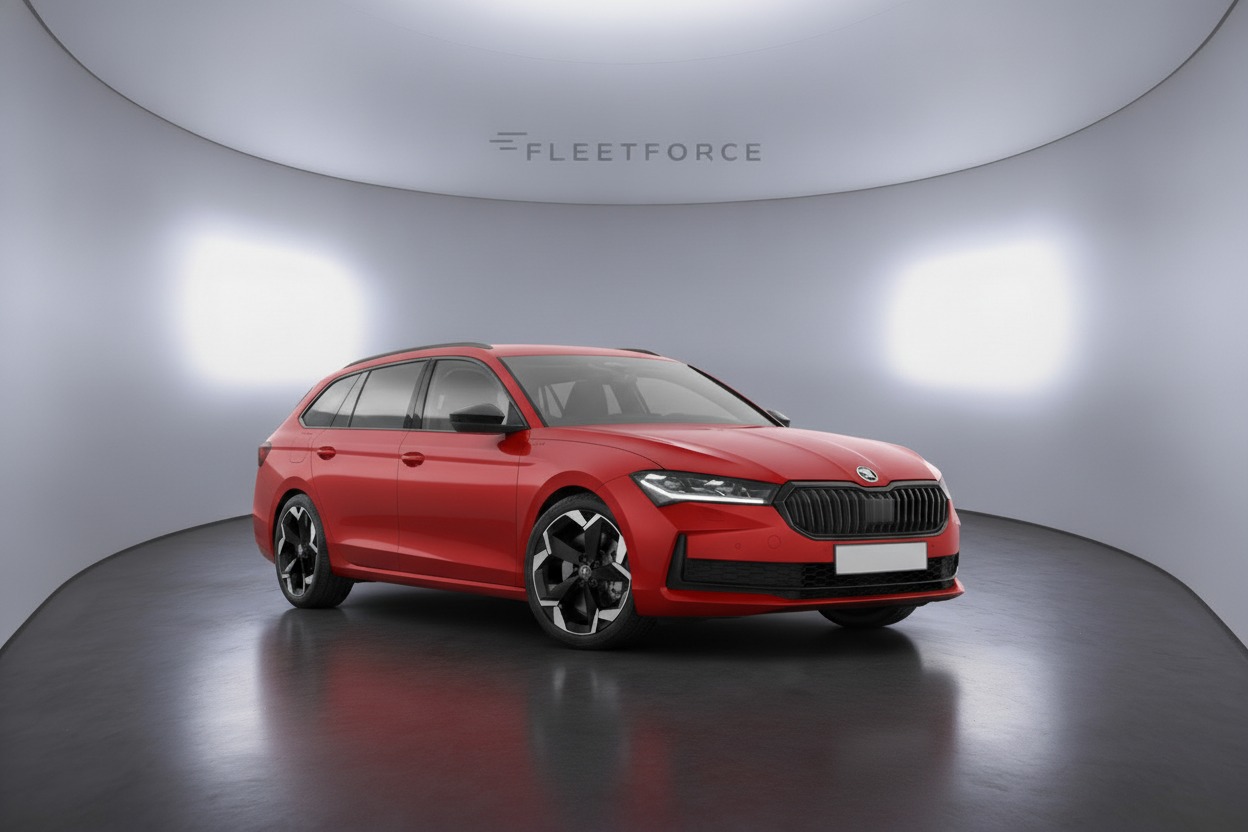 Skoda Superb Combi in Rot