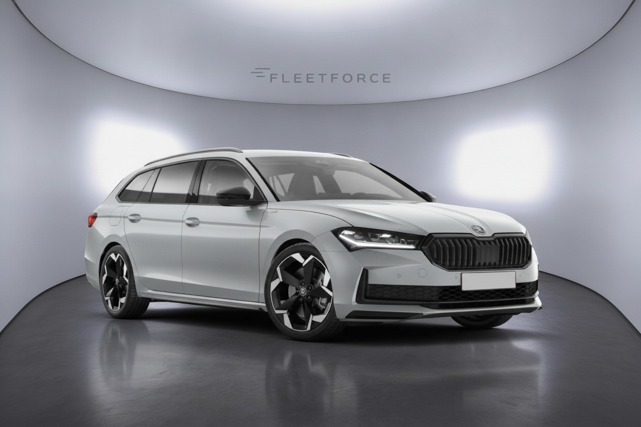 Skoda Superb Combi in Gelb