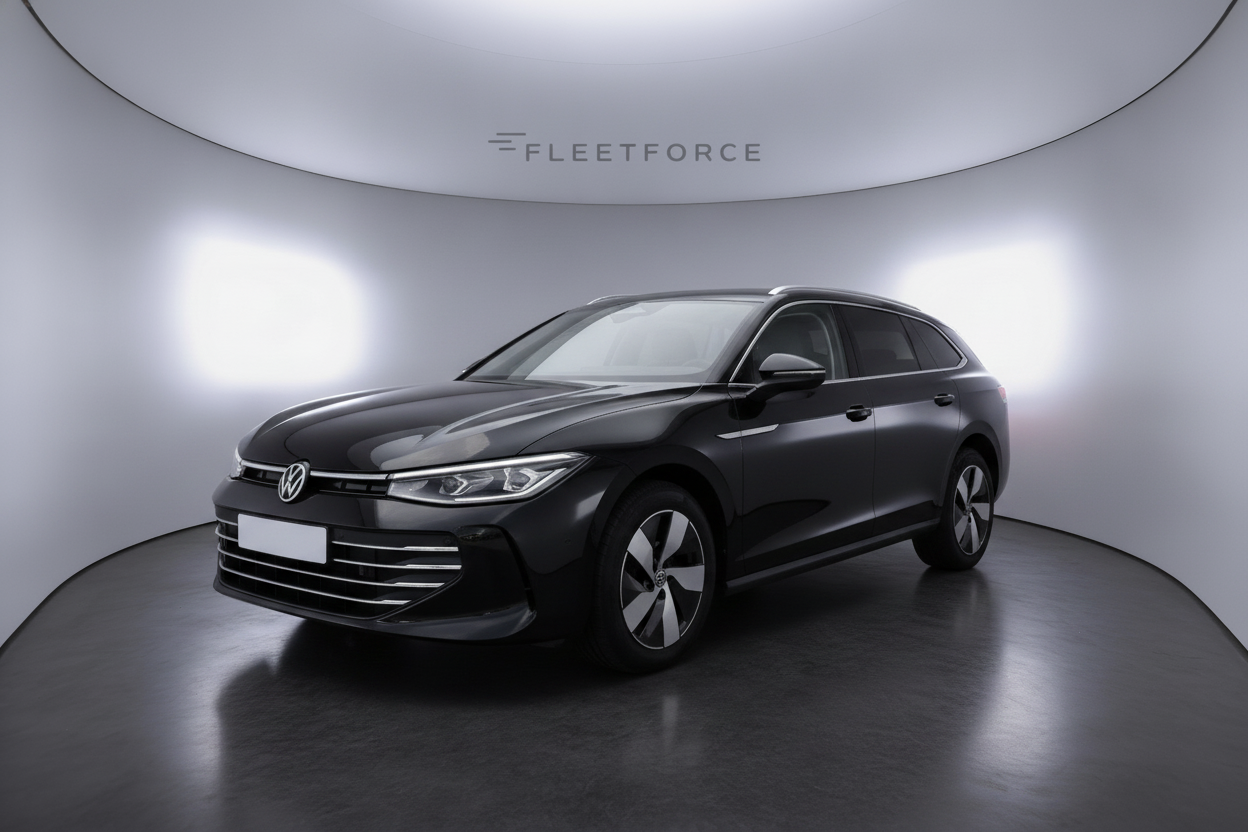 VW Passat R-Line in Schwarz