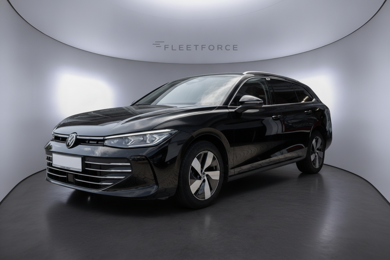 VW Passat R-Line in Schwarz