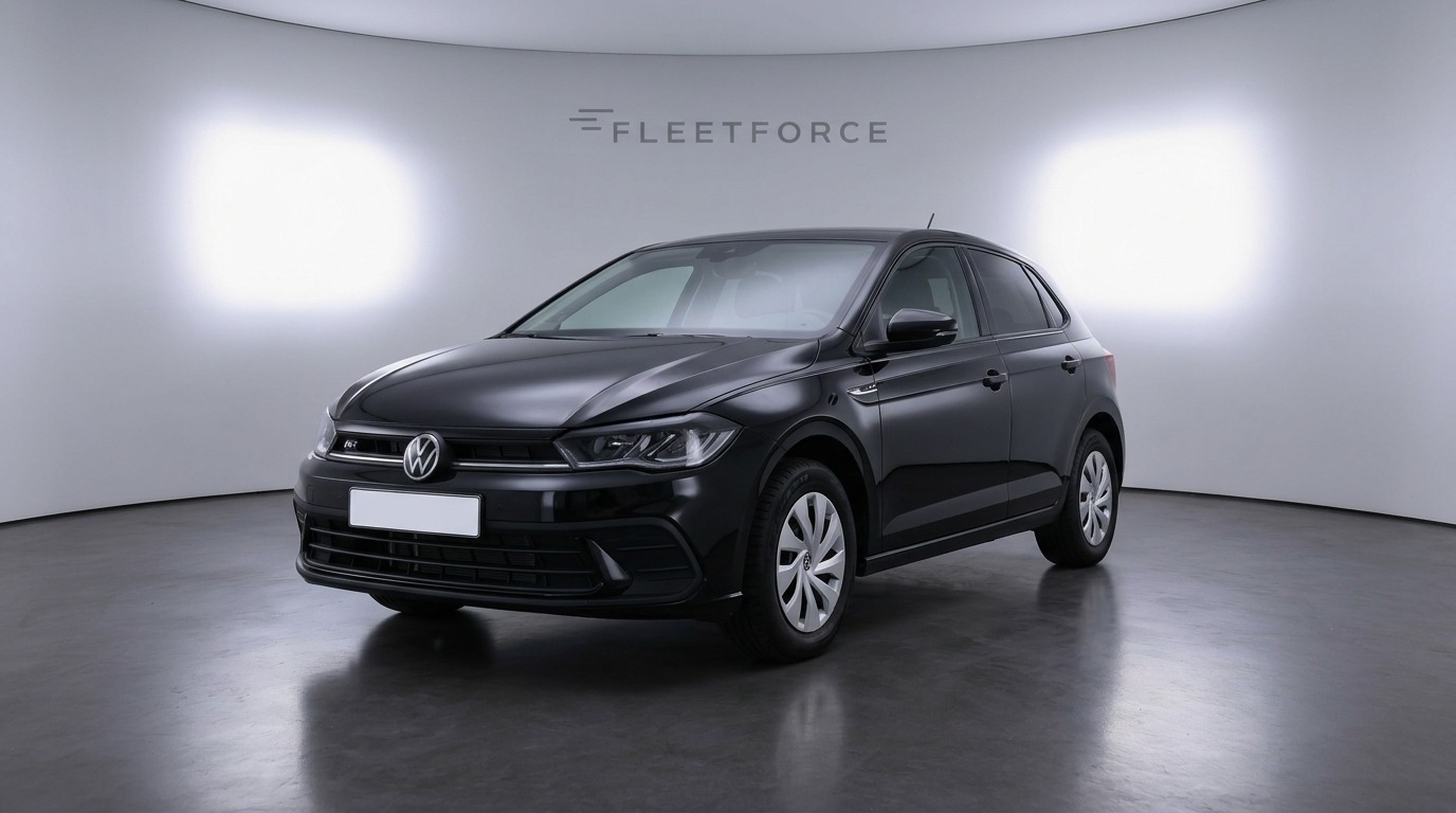 VW Polo R-Line in Schwarz