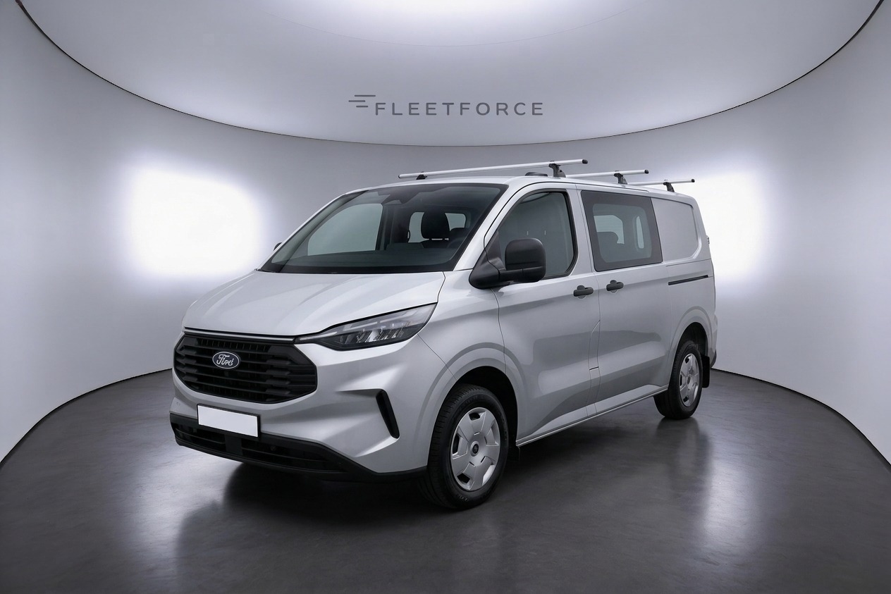 Ford Transit Custom Kasten 320 L1 Trend FWD Doppelkabine in Silber