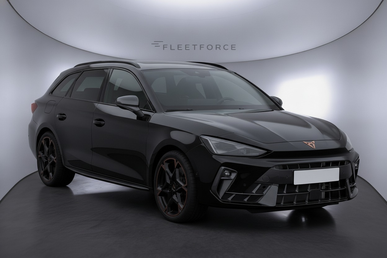 Cupra Leon Sportstourer in Schwarz