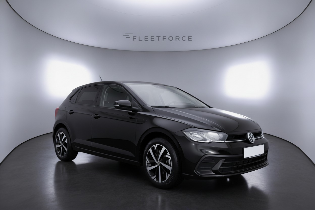 VW Polo R-Line in Schwarz