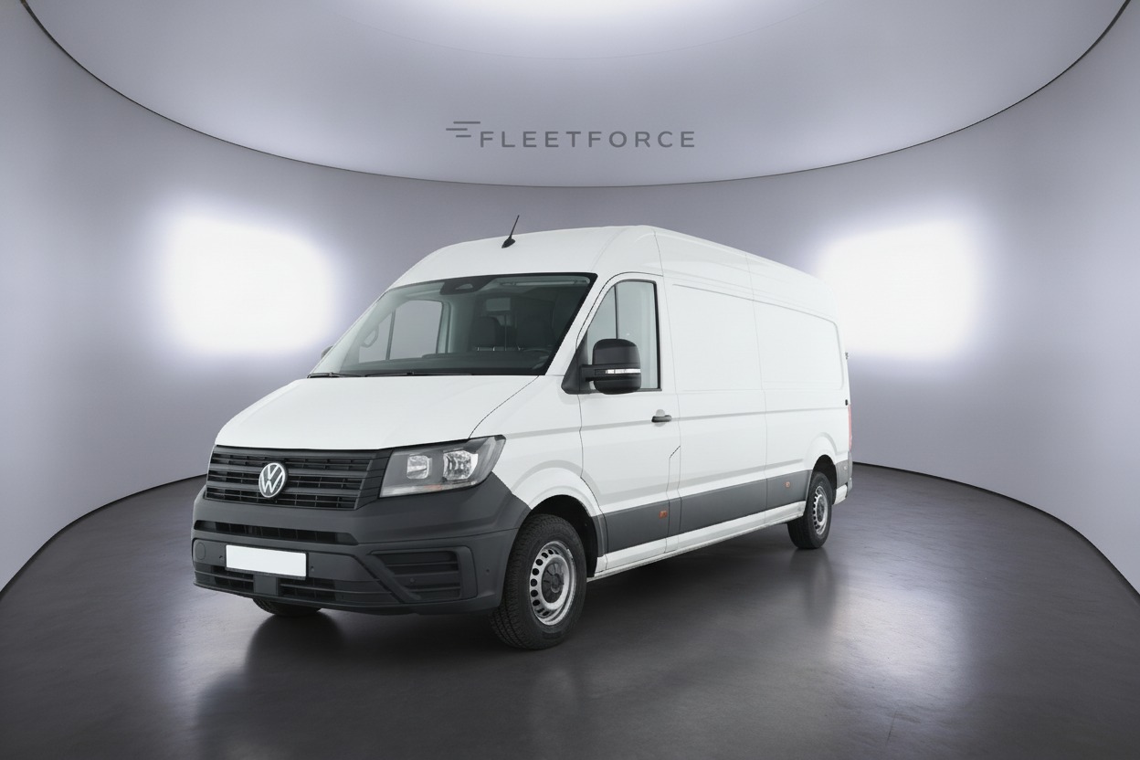 VW Crafter Kasten in Weiß