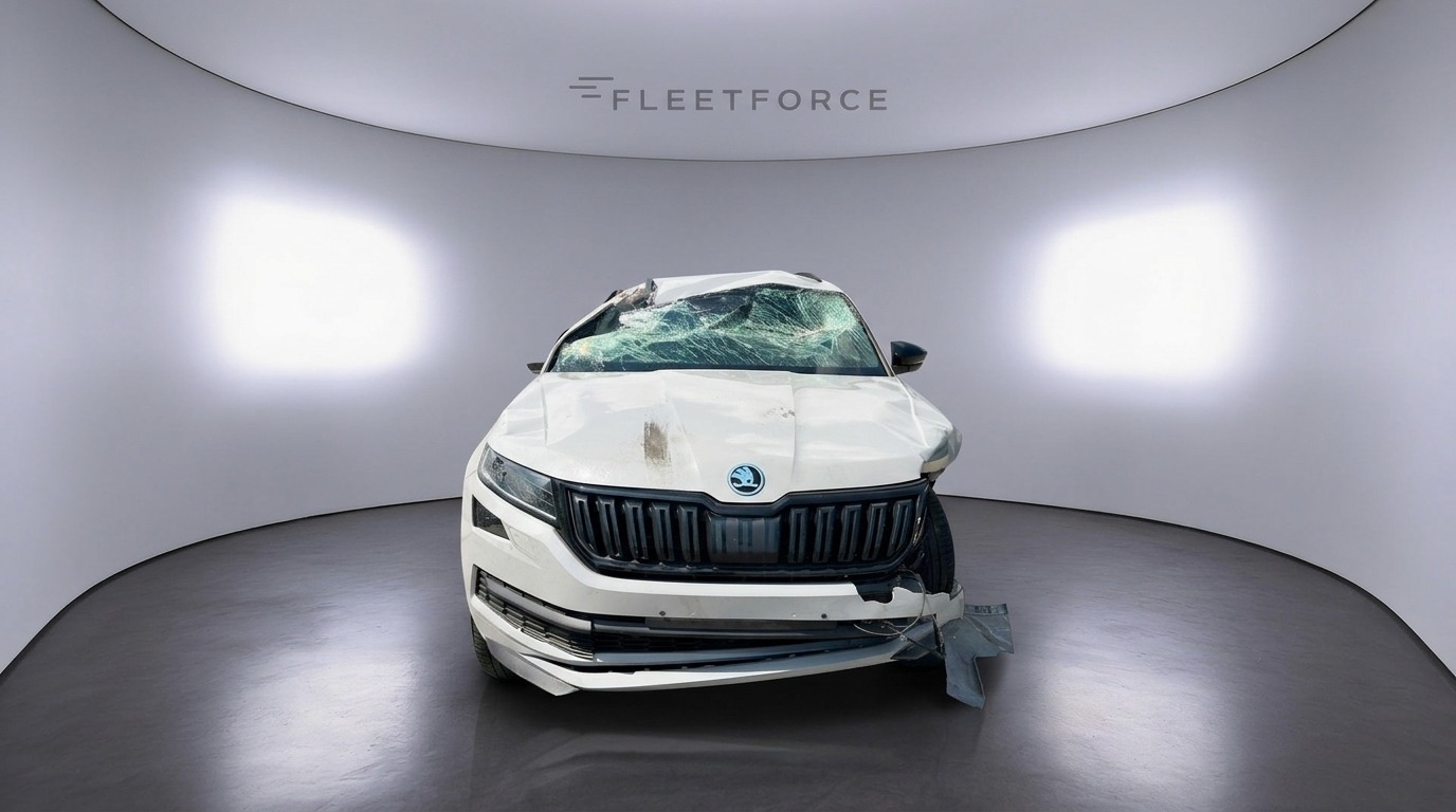 Skoda Kodiaq L&K in Weiß