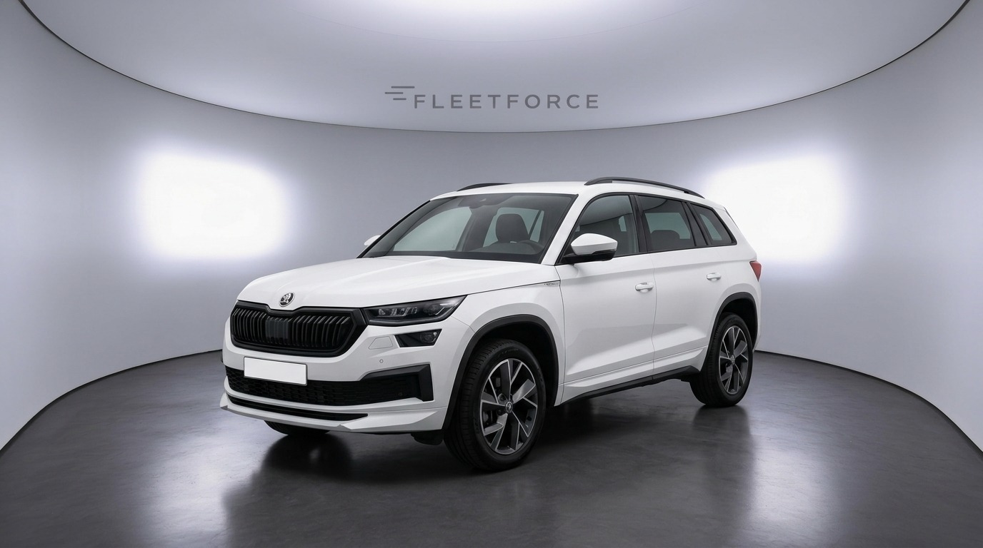 Skoda Kodiaq L&K in Weiß