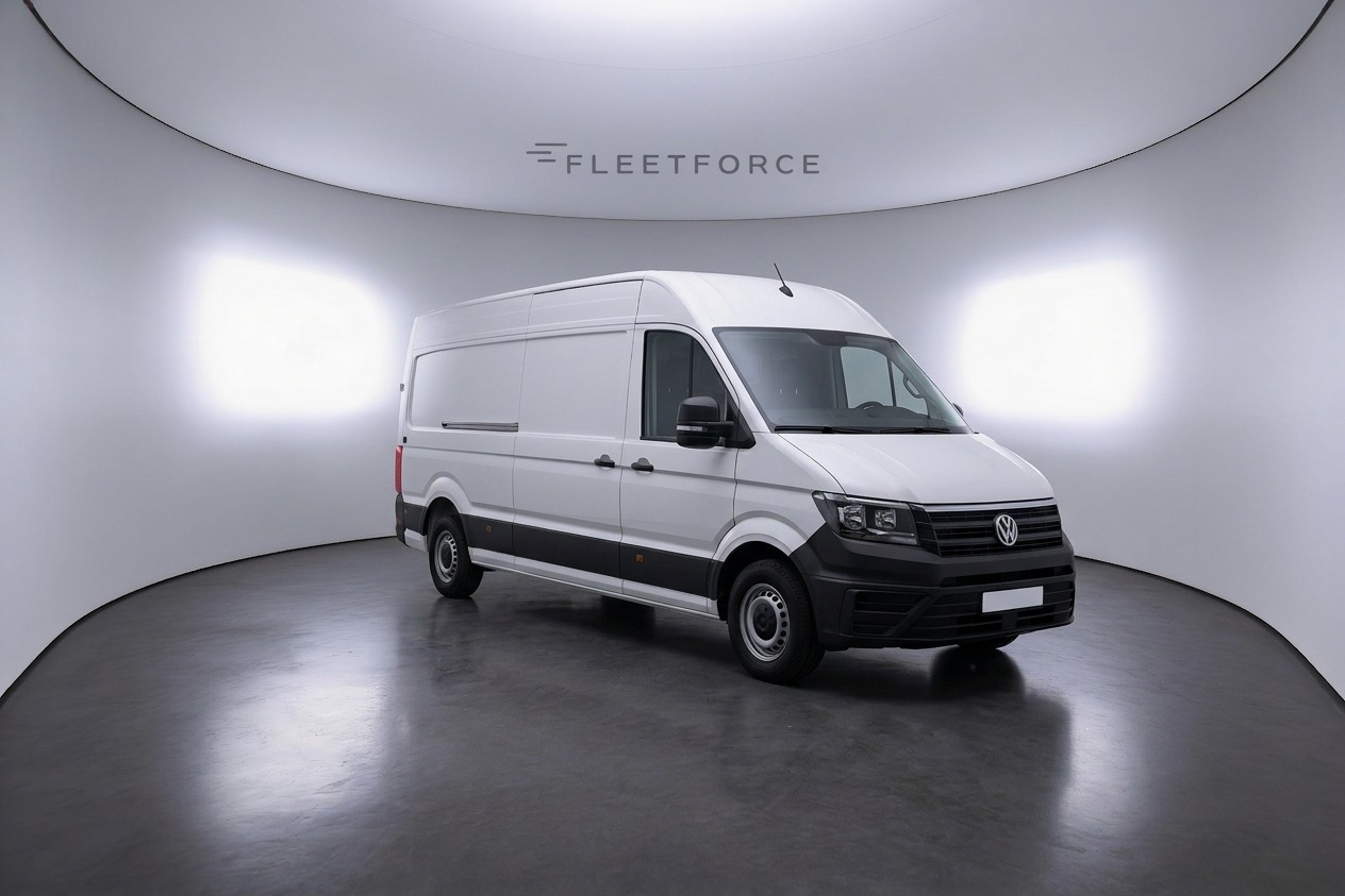 VW Crafter Kasten Kasten 35 lang plus Hochdach FWD in Weiß