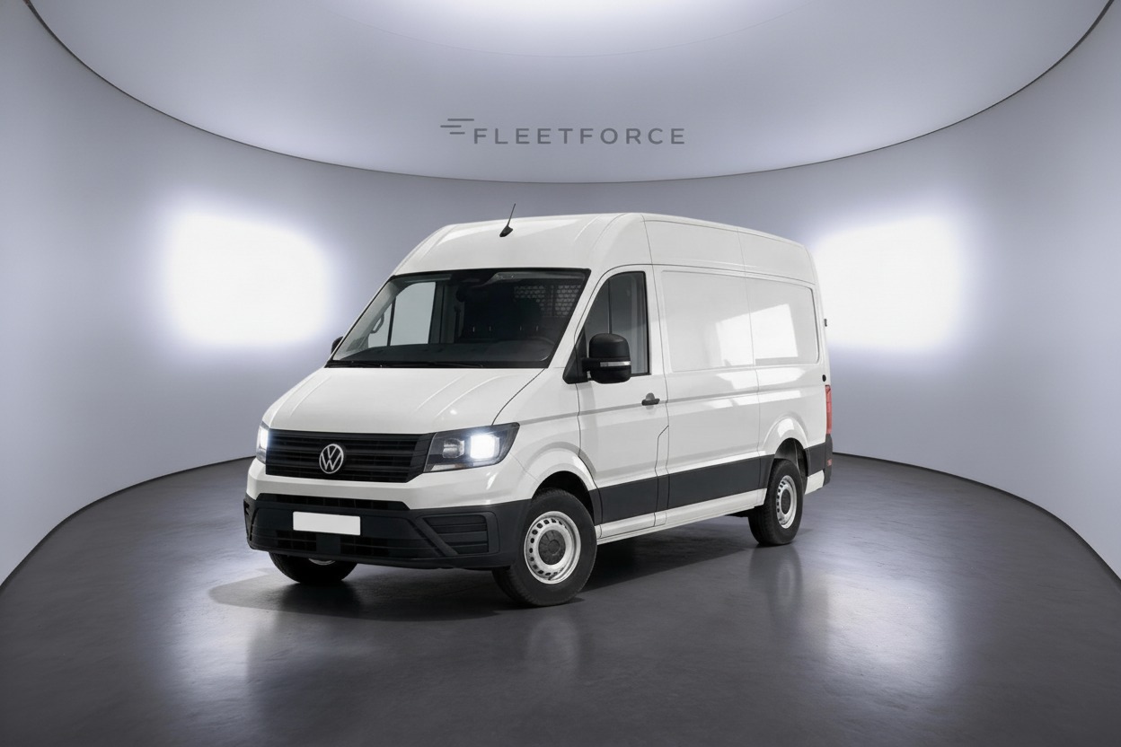 VW Crafter 35 mittellang Hochdach FWD in Weiß