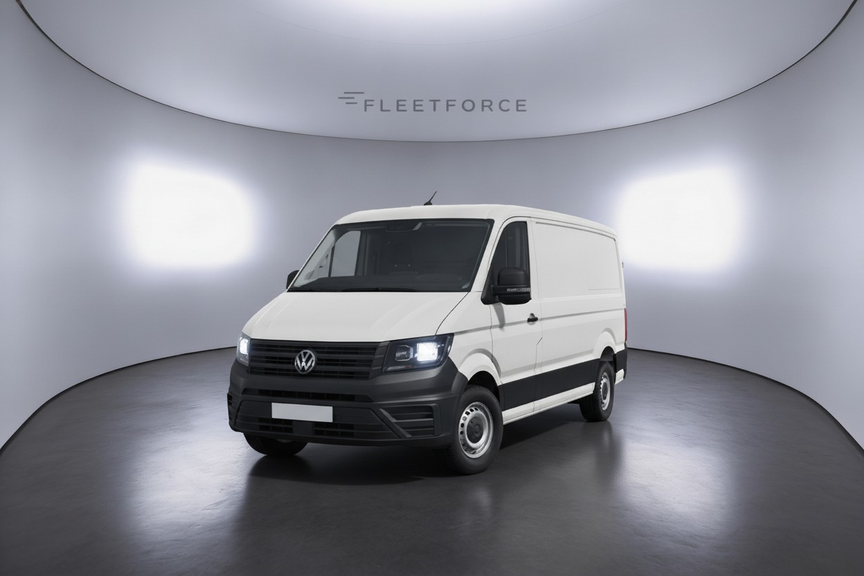 VW Crafter Kasten in Weiß