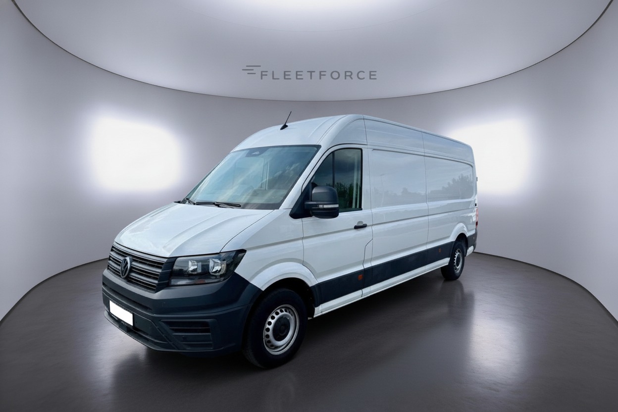 VW Crafter Kasten Kasten 35 mittellang Hochdach FWD in Weiß