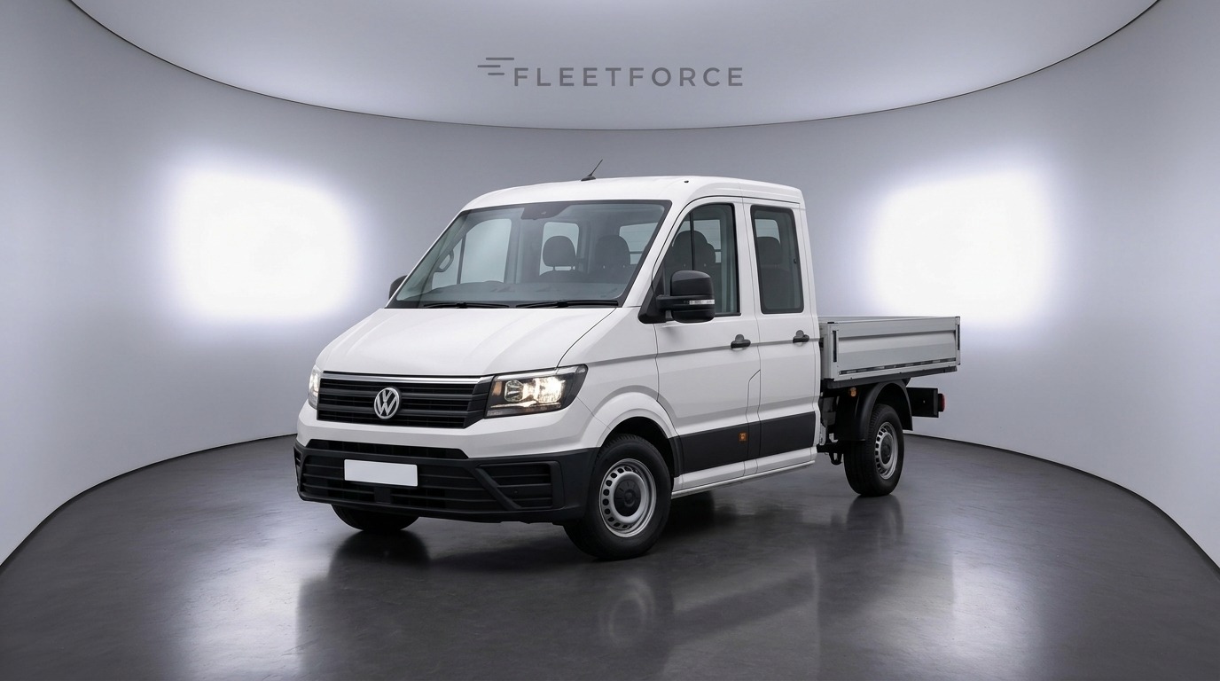 VW Crafter Pritsche in Weiß