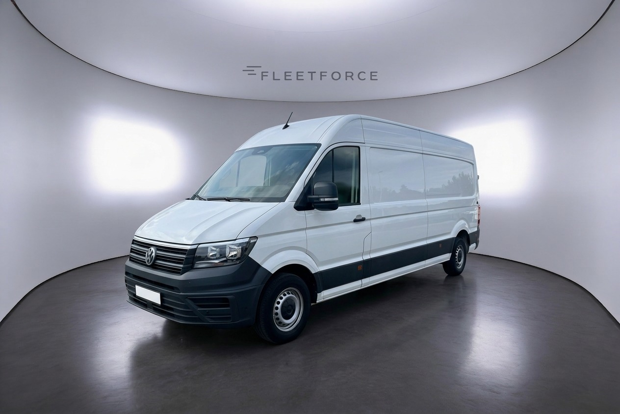 VW Crafter Kasten in Weiß