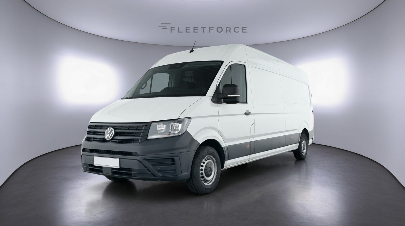 VW Crafter Pritsche Pritsche 35 DOKA lang FWD in Weiß