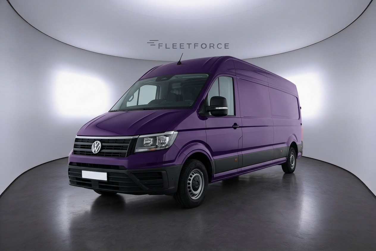 VW Crafter Kasten in Violett