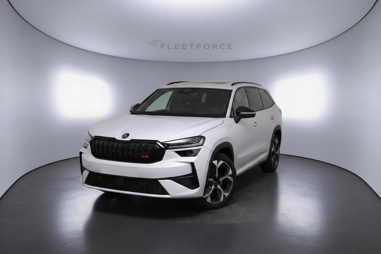 Skoda Kodiaq RS in Weiß