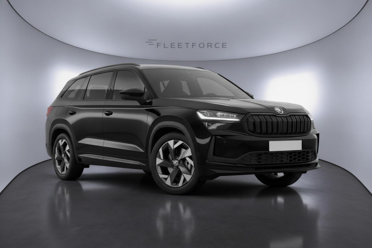 Skoda Kodiaq Sportline in Schwarz