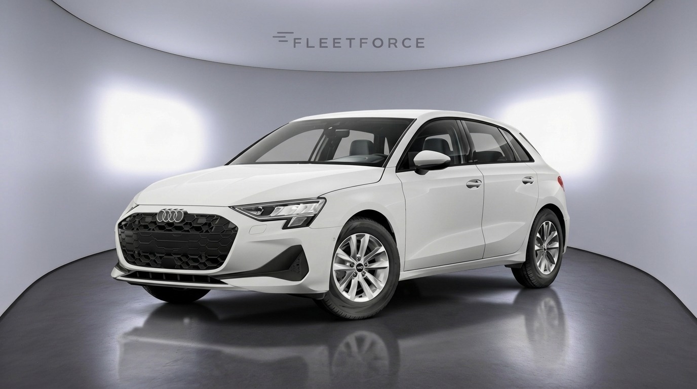 Audi A3 S line in Schwarz