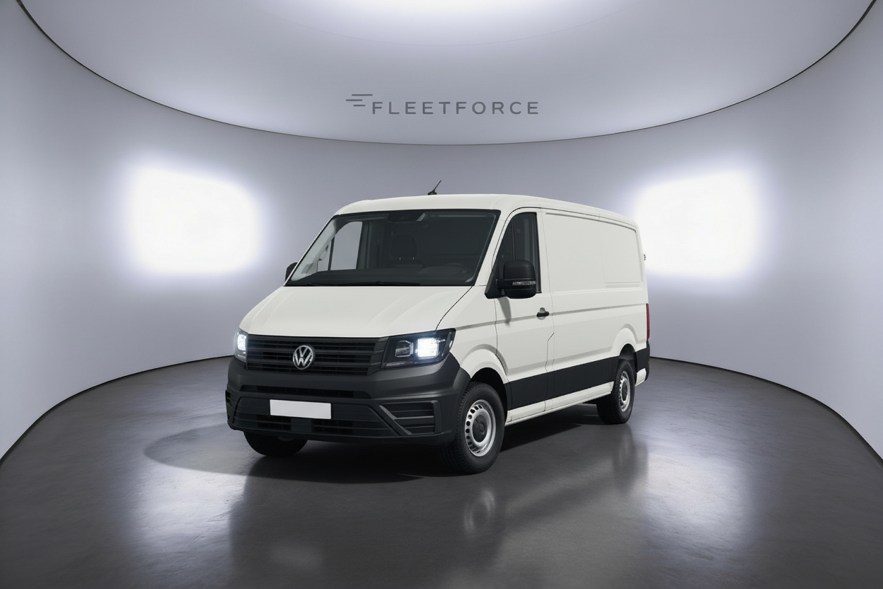 VW Crafter Kasten in Weiß