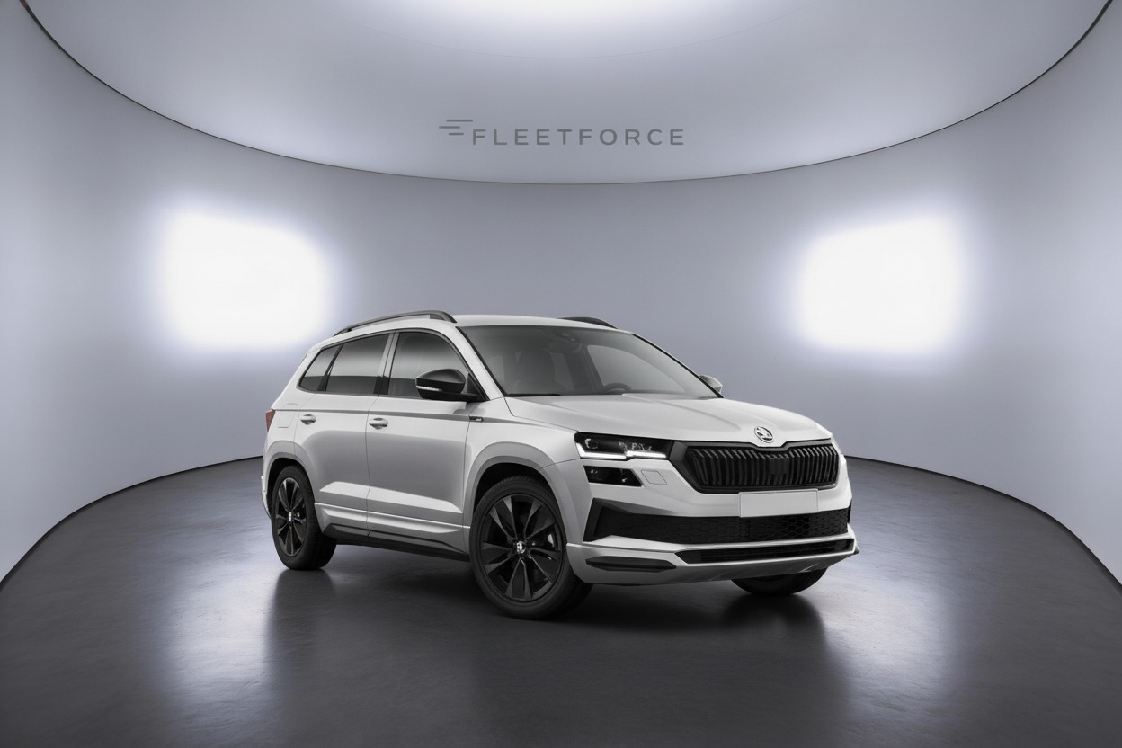 Skoda Karoq Sportline in Schwarz
