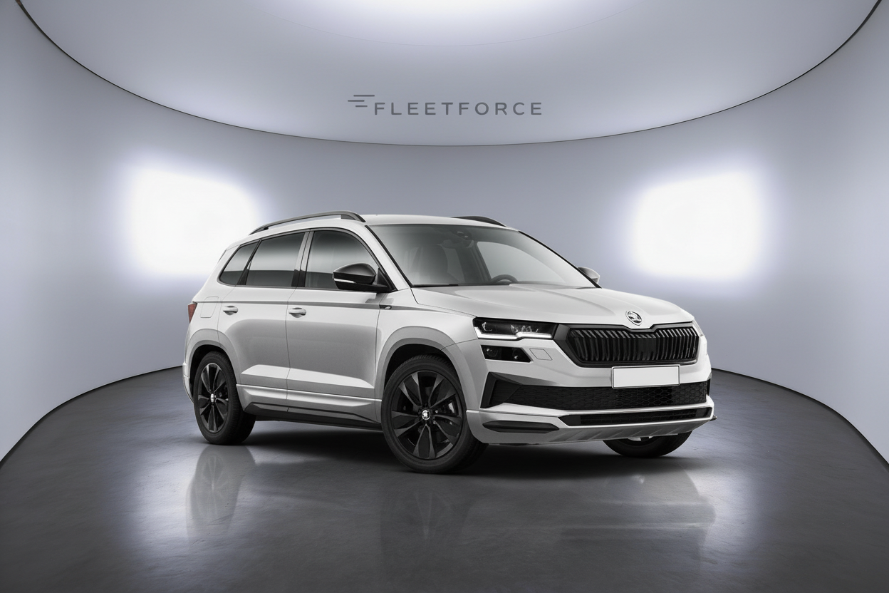 Skoda Karoq Sportline in Schwarz