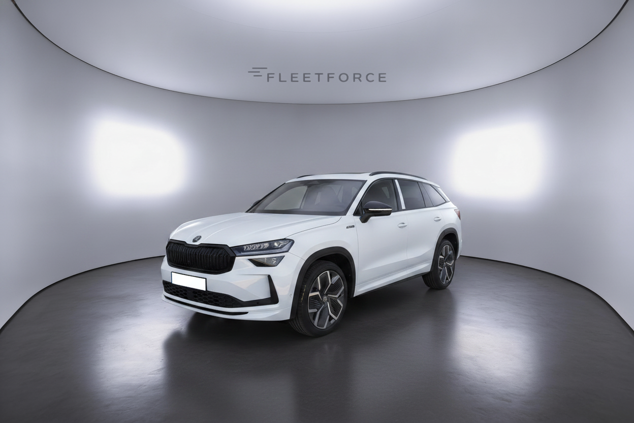 Skoda Kodiaq 2.0 TDI 142 kW 4x4 Sportline in Weiß