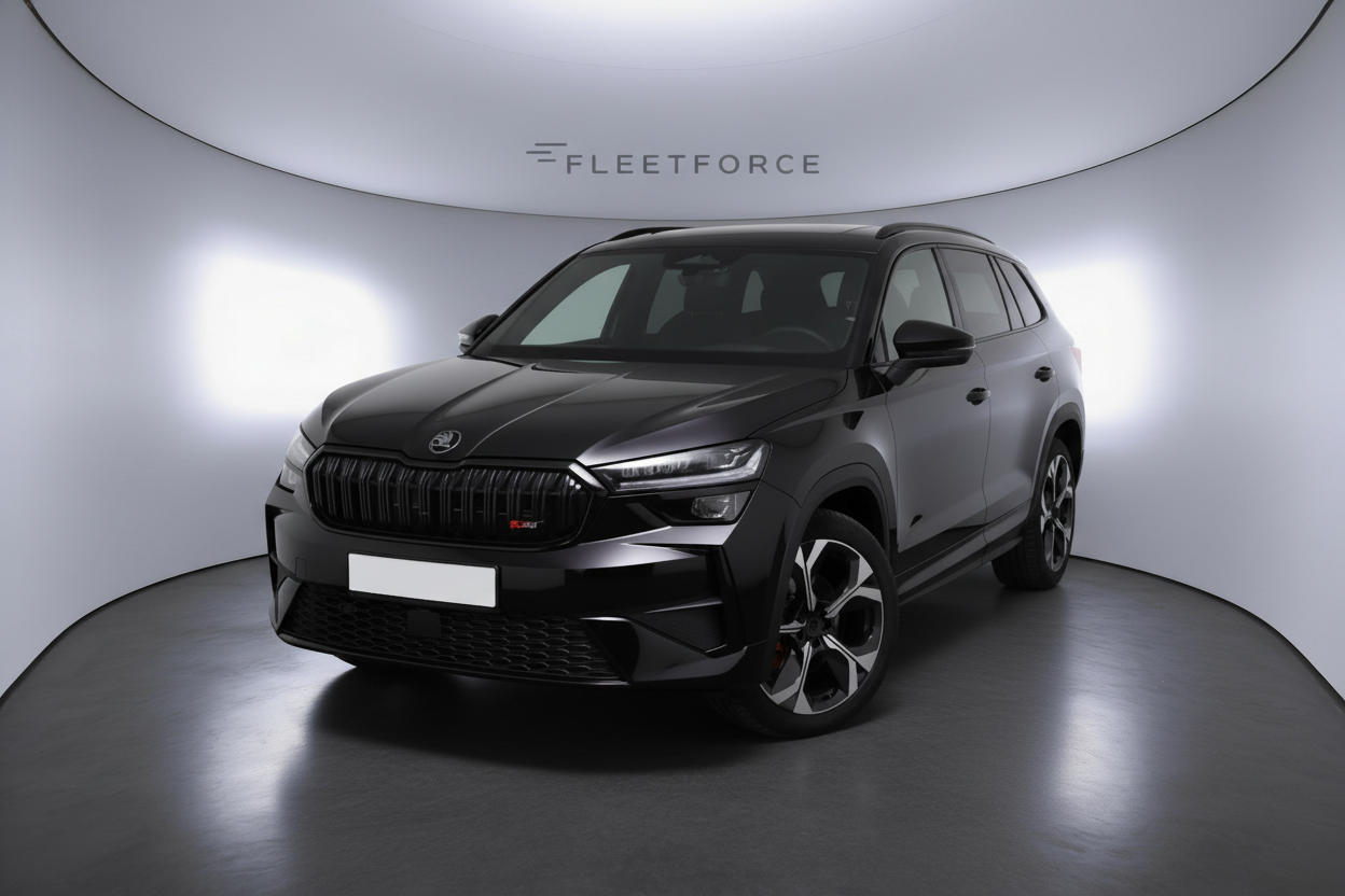 Skoda Kodiaq RS in Schwarz