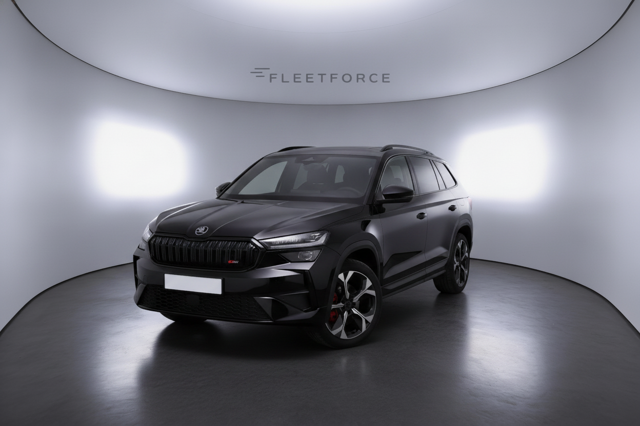 Skoda Kodiaq RS in Schwarz