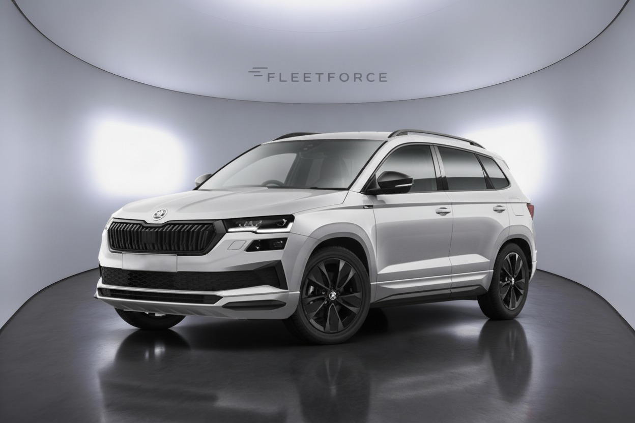 Skoda Karoq Sportline in Schwarz