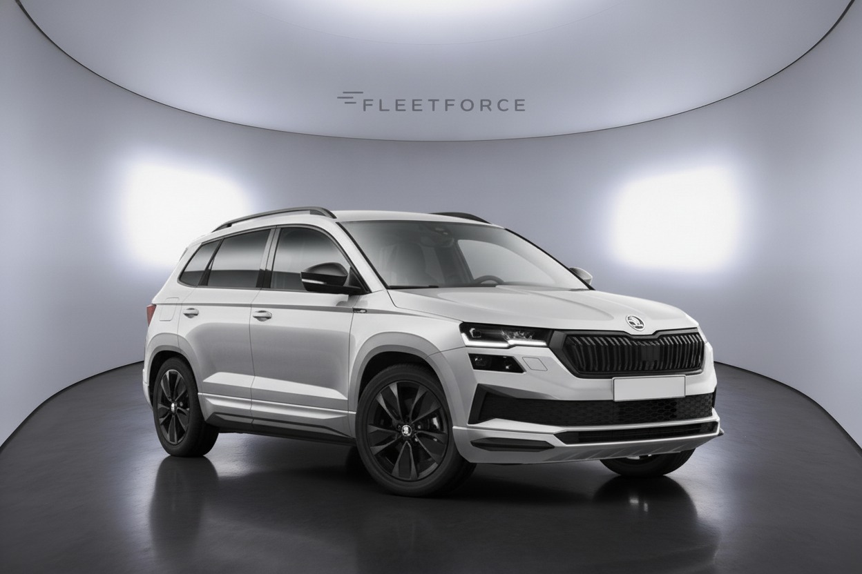 Skoda Karoq Sportline in Schwarz