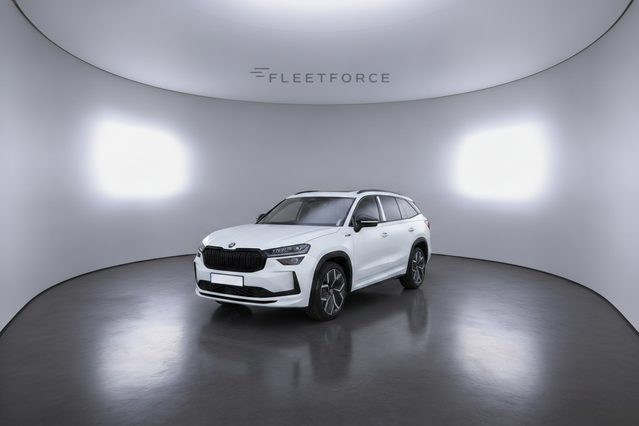 Skoda Kodiaq 2.0 TDI 142 kW 4x4 Sportline in Weiß